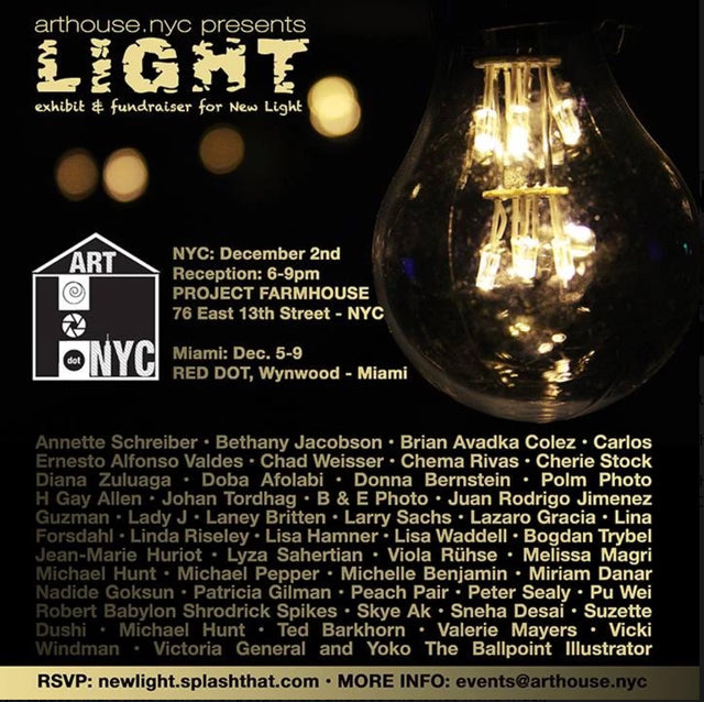 NYC Light Exhibit Showcases Linda Riseley